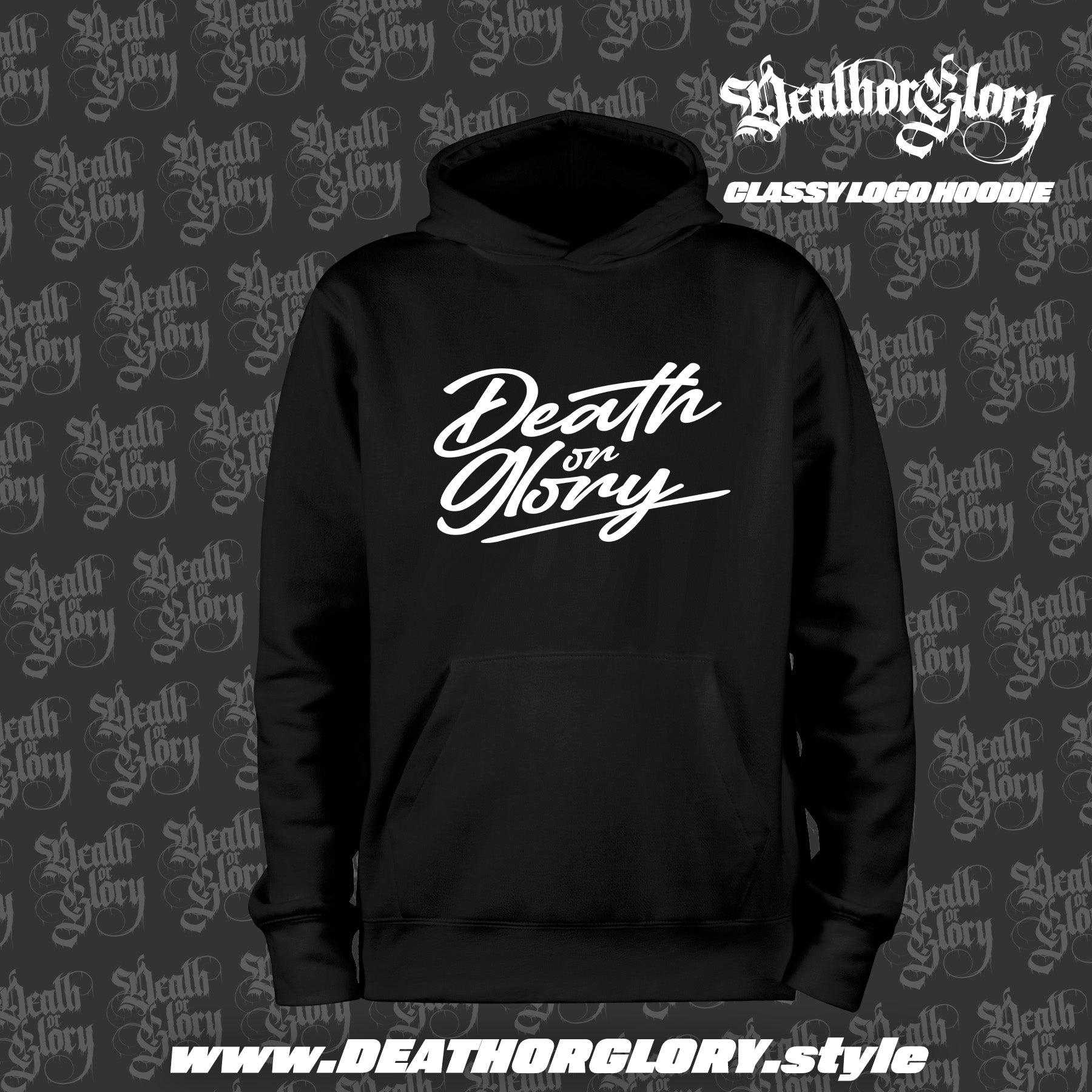 Death or Glory - Classy logo hoodie