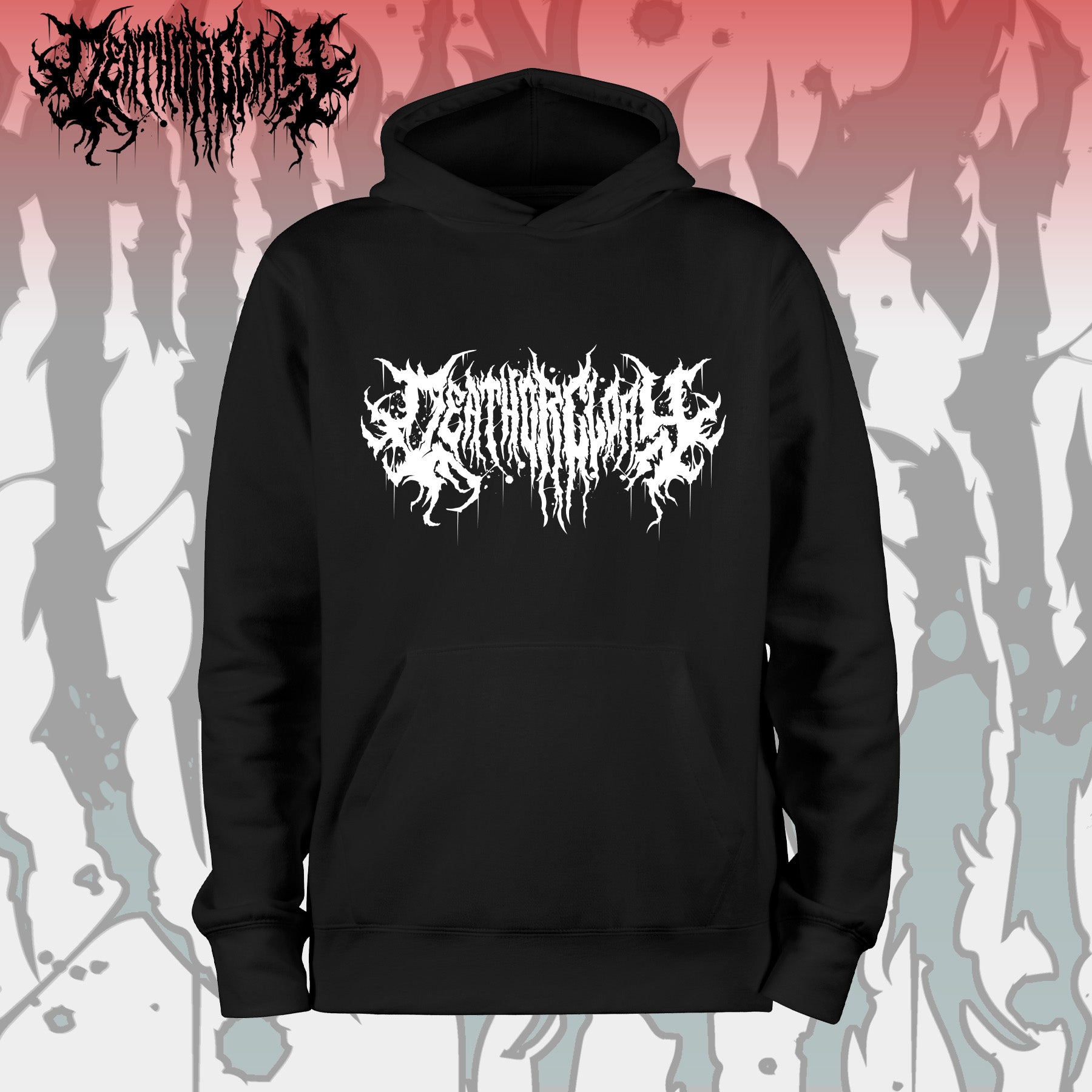 Death or Glory - Death logo hoodie