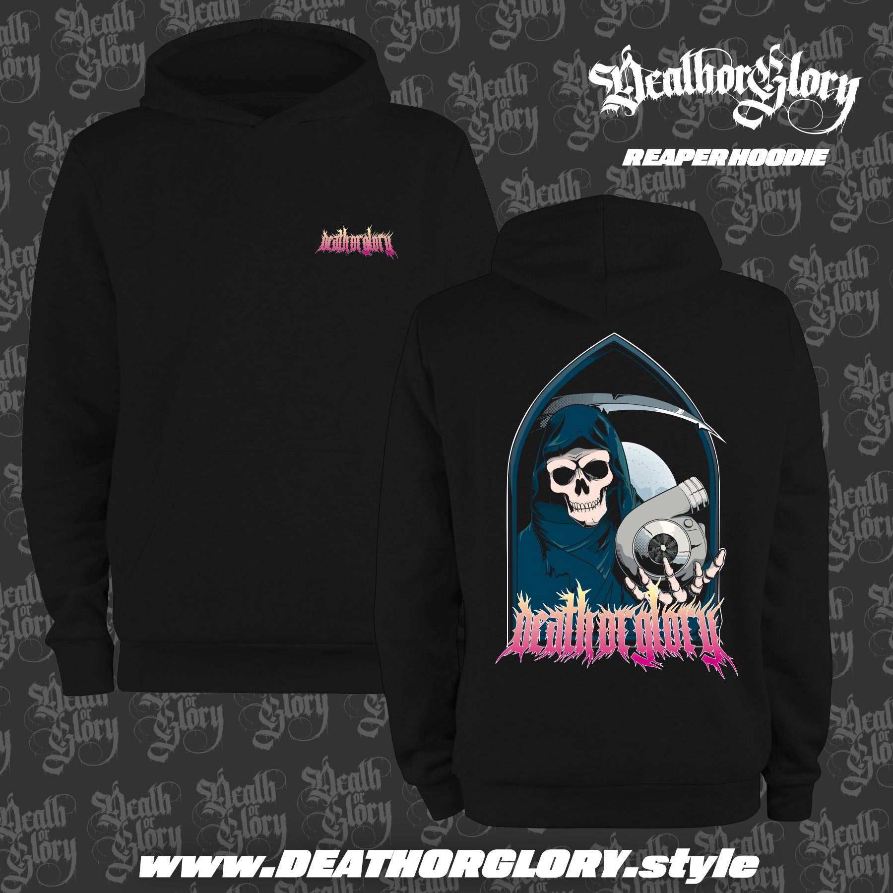 Death or Glory Reaper hoodie