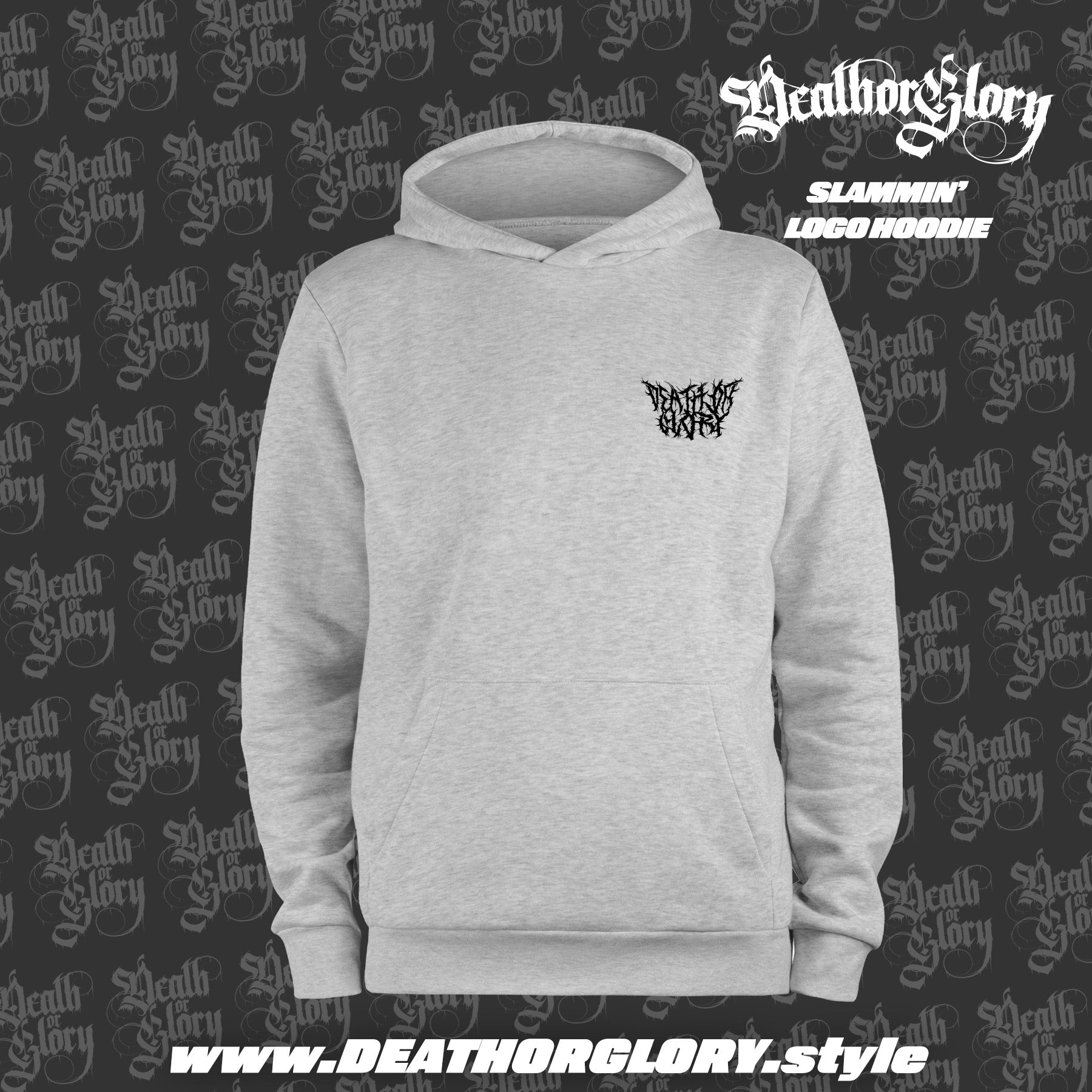 Death or Glory - Slammin' logo hoodie (left chest)