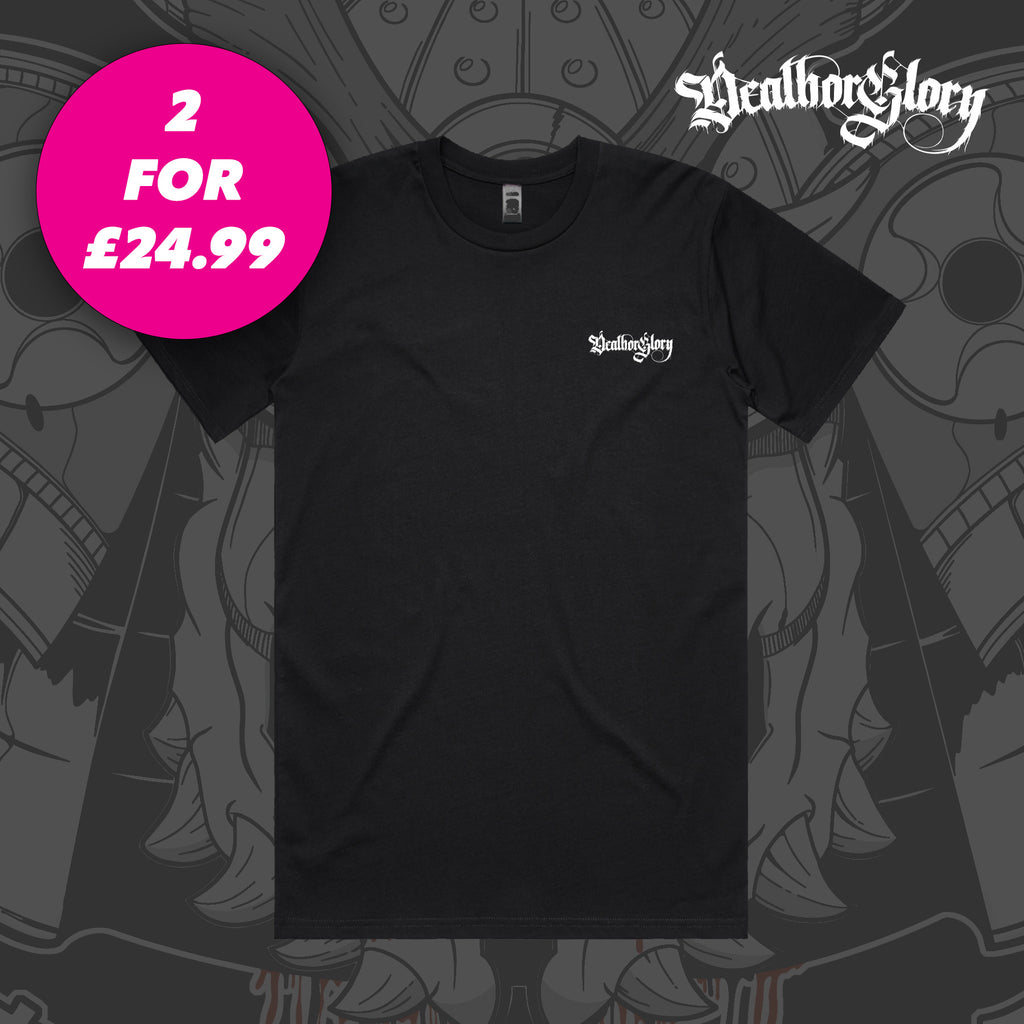 Death or Glory "Core" logo tee - left chest print