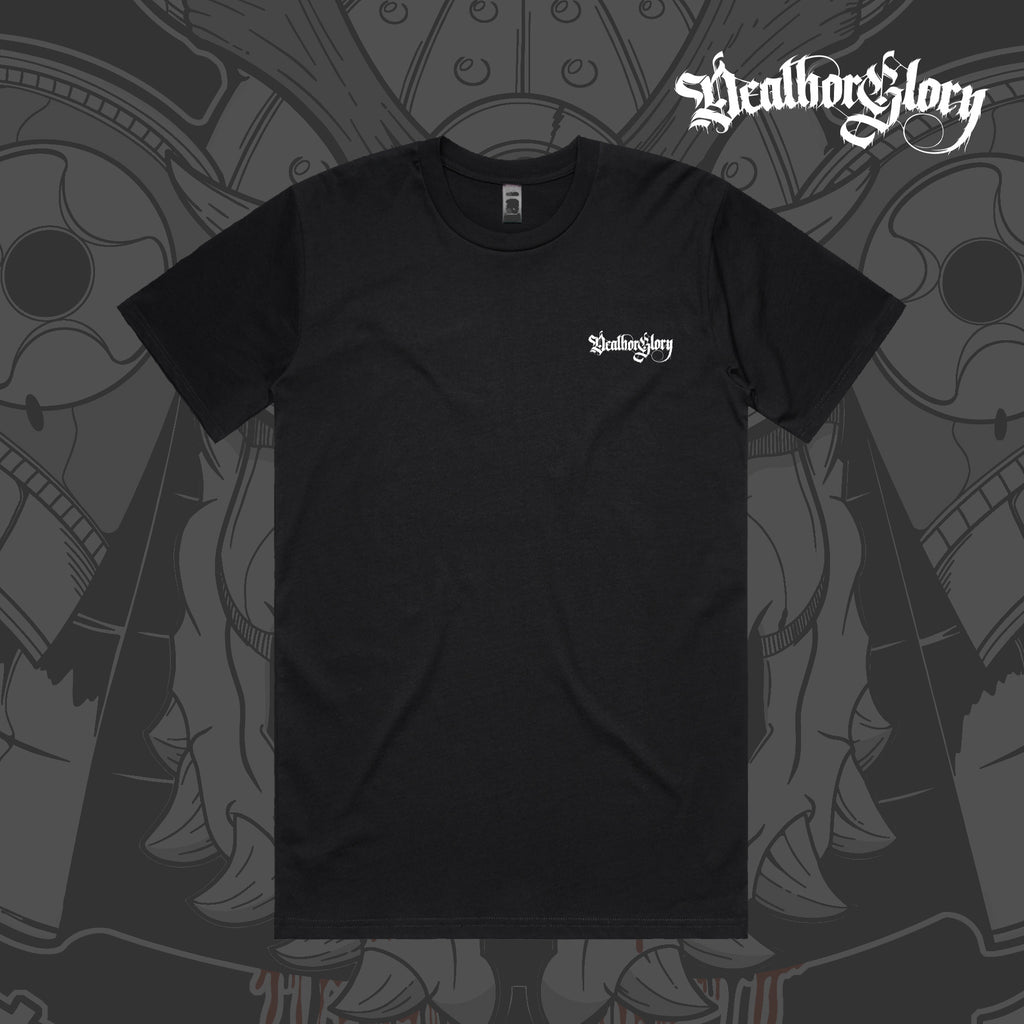 Death or Glory "Core" logo tee - left chest print