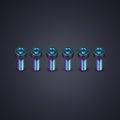 Steel Quick Release Screws