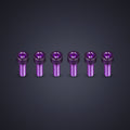 Titanium Quick Release Screws