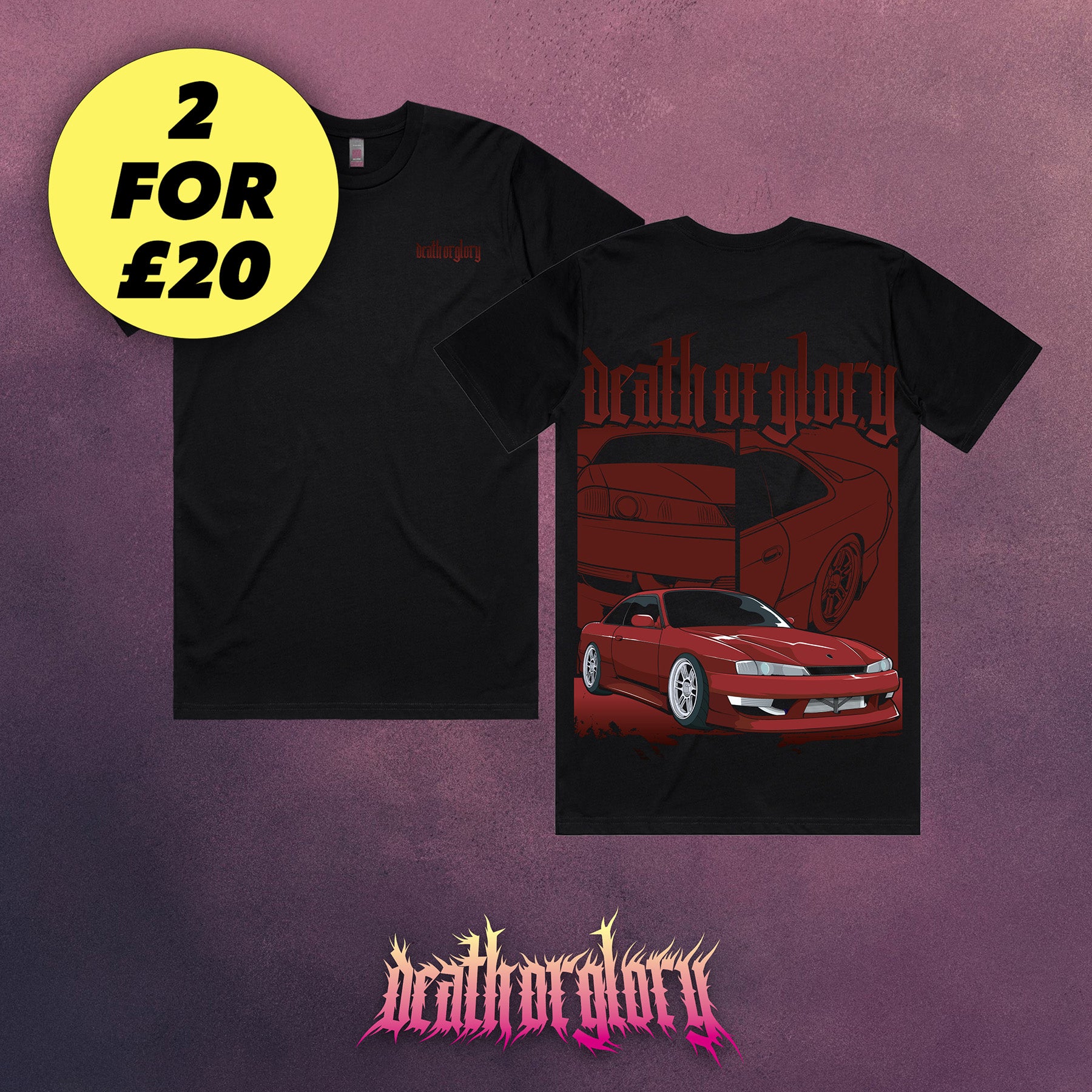 Death or Glory - Kouki Silvia t-shirt