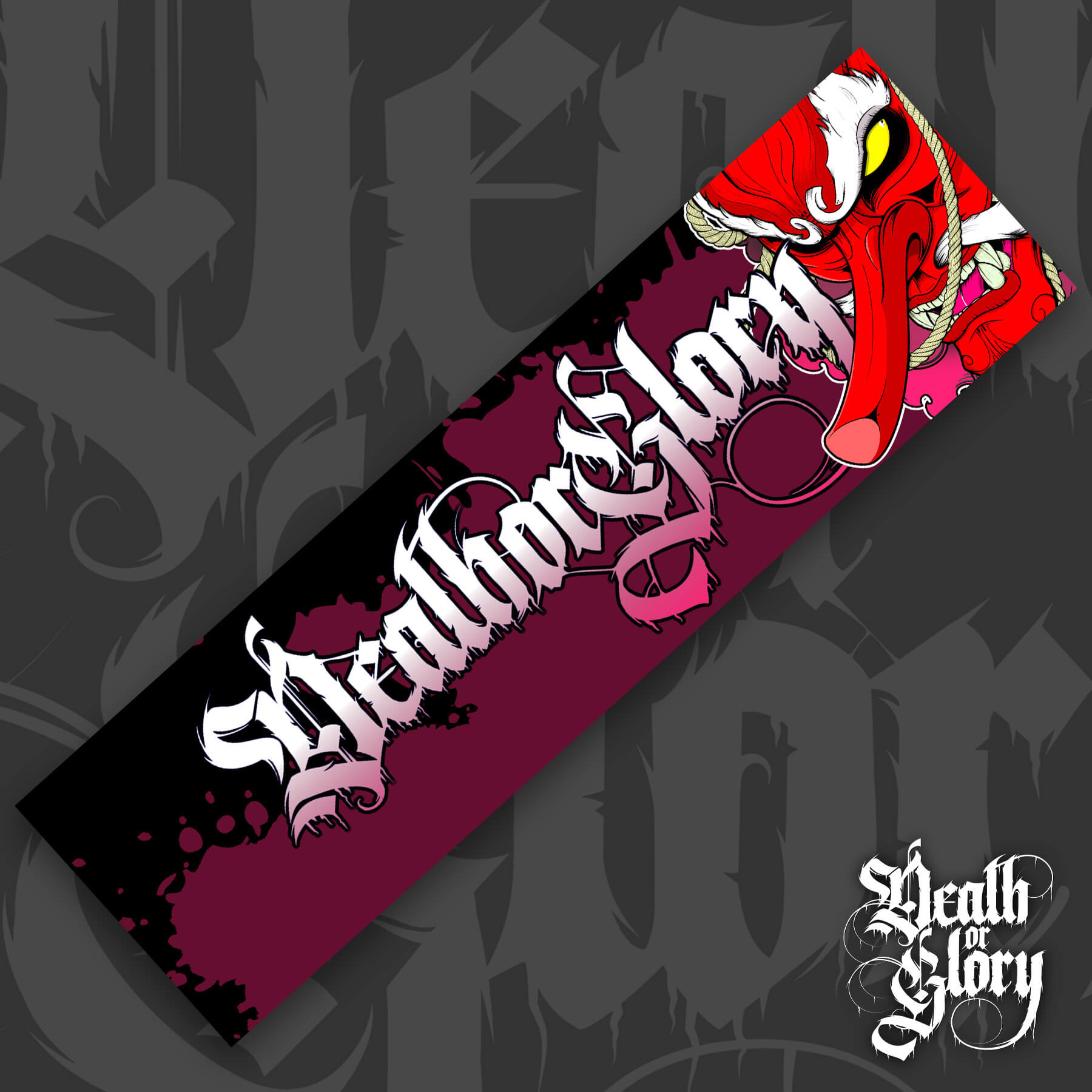 Tengu Mask slap sticker